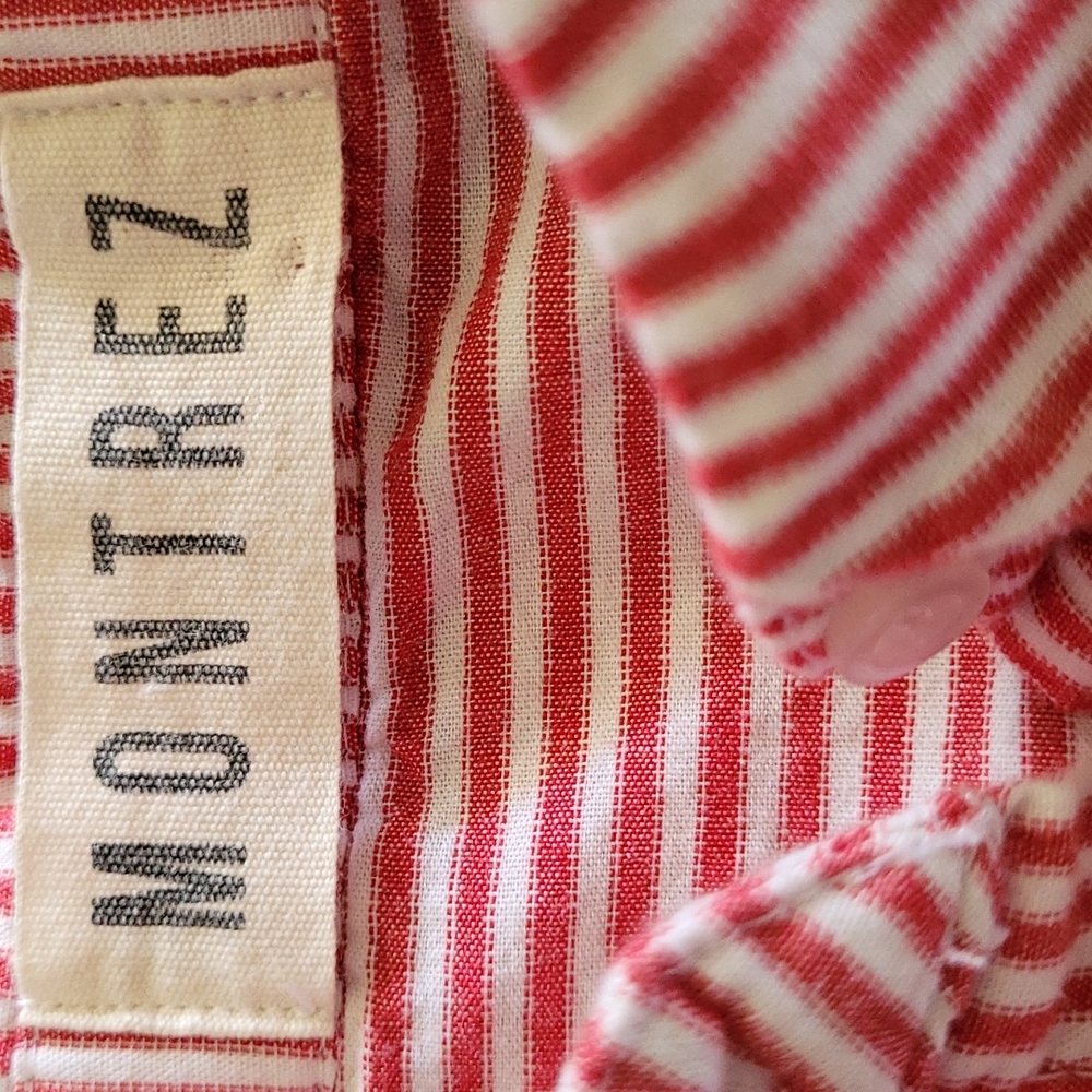 Red and white striped button down - Picture 8 of 8